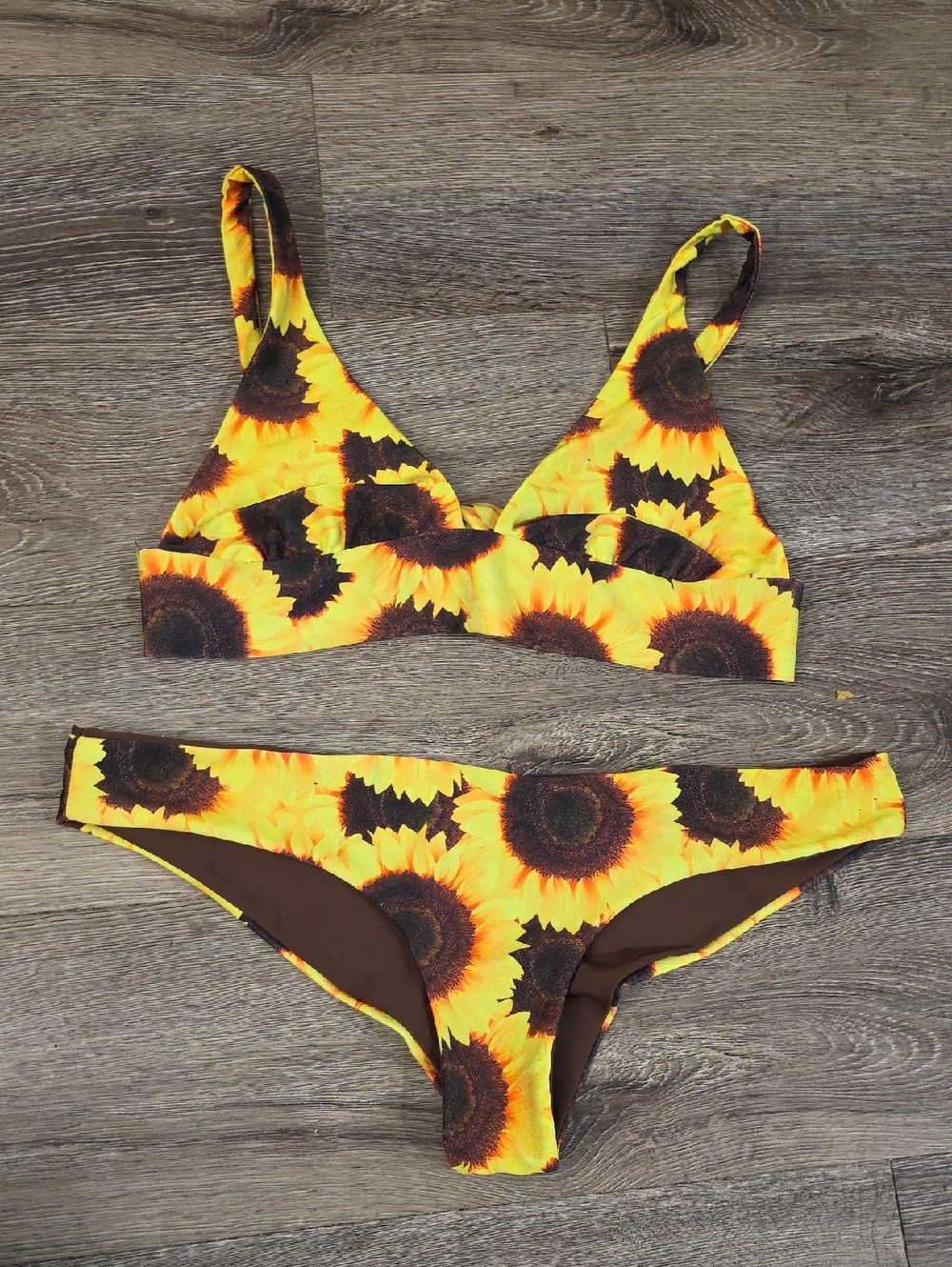 Jypsea Sunflower Print Cheeky Bikini